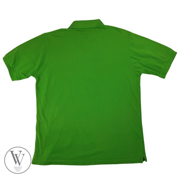 Burberry Men's Cotton Polo Collared Shirt Green - Picture 4 of 6